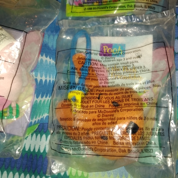 1999 clip keychain stuffed toys McDonalds toys - Picture 11 of 13